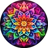 Mandala-11CT Stamped Cross Stitch 40*40cm/15.75*15.75in