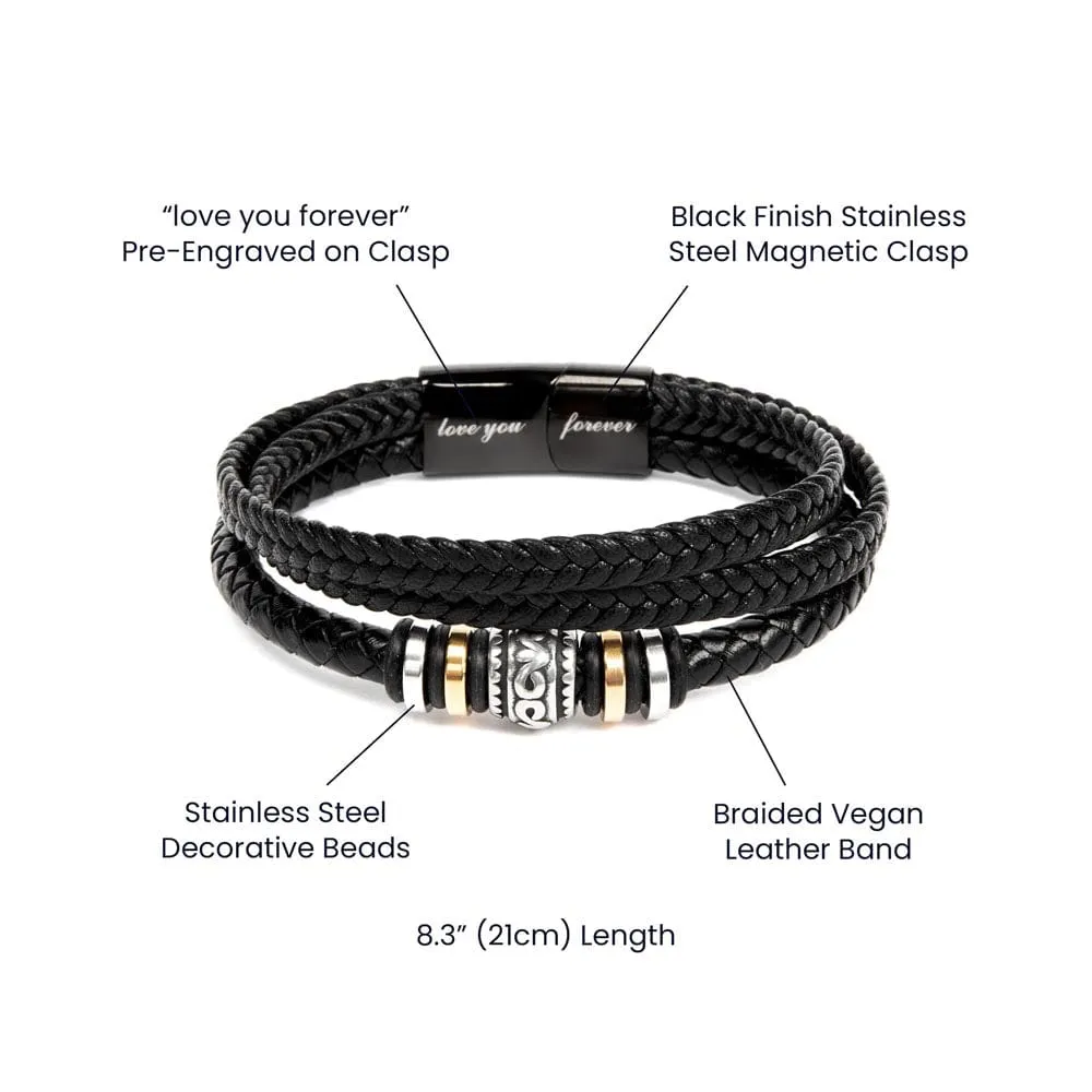 To My Husband Bracelet From Wife