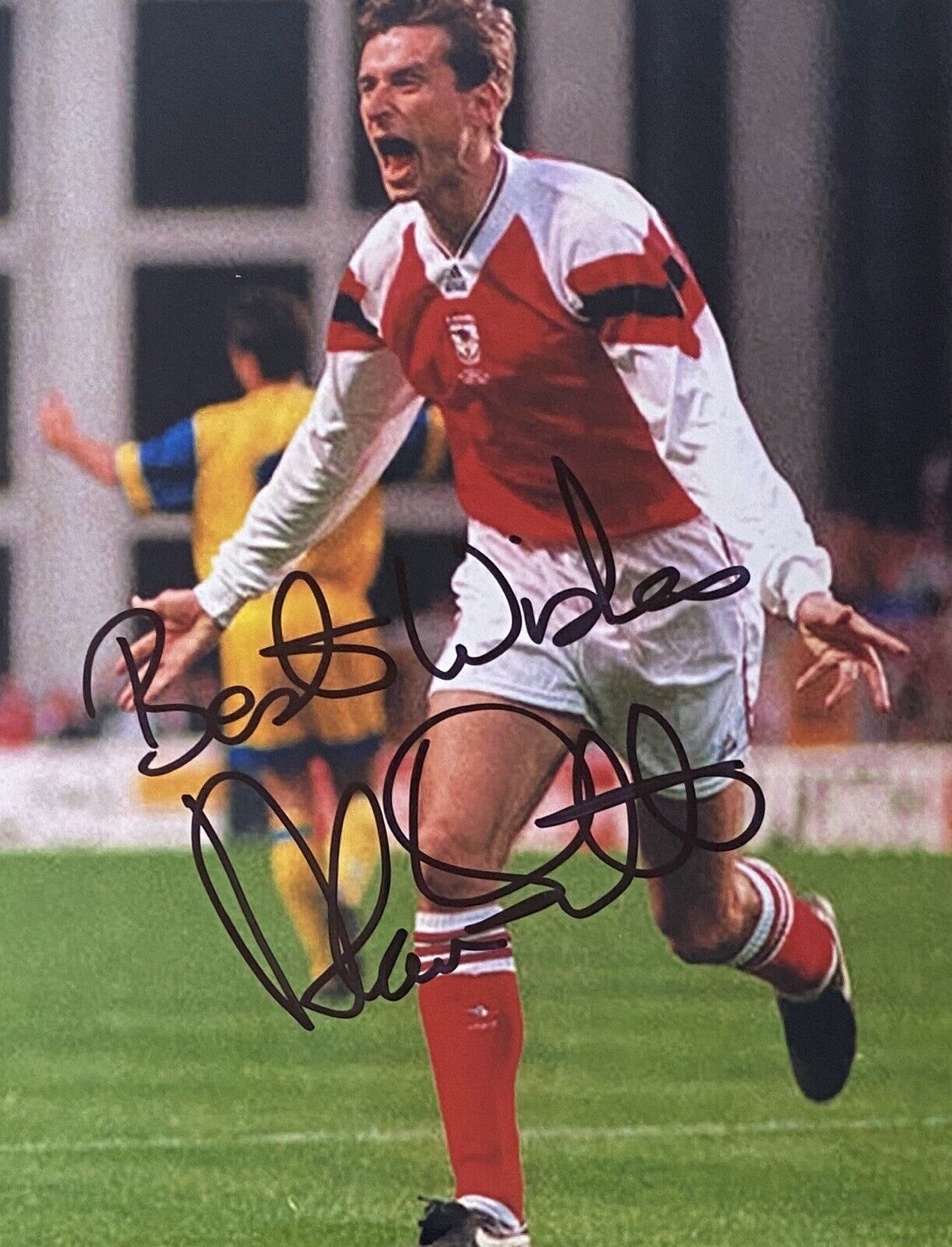 Alan Smith Genuine Hand Signed Arsenal 6X4 Photo Poster painting