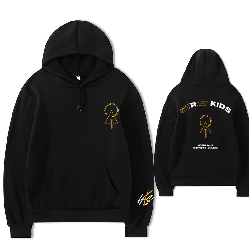 Stray Kids Double-sided District 9 Unlock Hoodie New Arrival