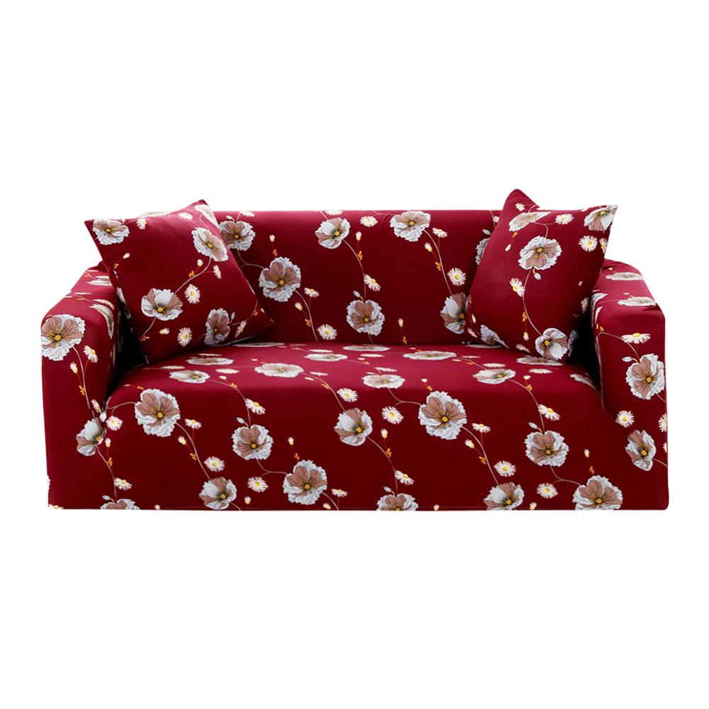 

Simple Floral Print Stretch Tight Wrap Slipcovers Sofa Cover (3 Seater, 501 Original