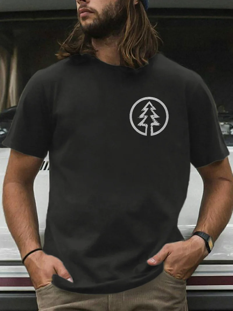 Fashion Comfy Crew Neck Men's T-Shirt in  mildstyles