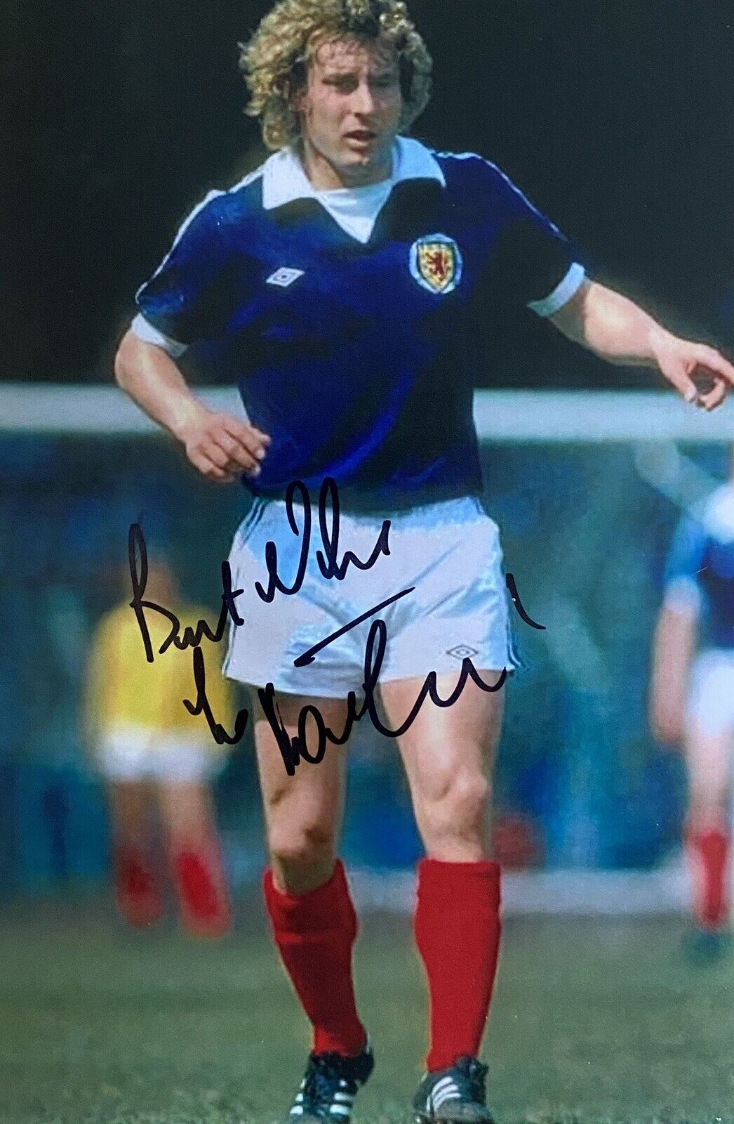 Asa Hartford Genuine Hand Signed Scotland 6X4 Photo Poster painting 6