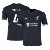 VIRGIL #4 Liverpool Away Authentic Soccer Jersey 2024/25