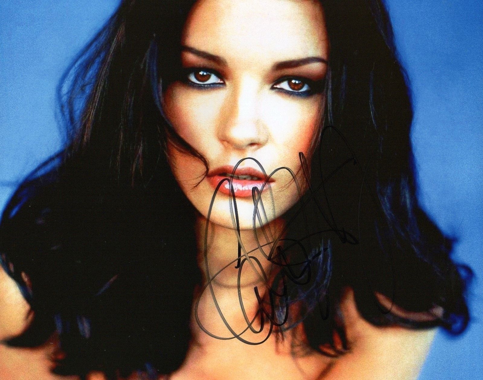 CATHERINE ZETA JONES AUTOGRAPHED SIGNED A4 PP POSTER Photo Poster painting PRINT 30