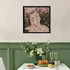 Sakura Garden Ancient Beauty Special Shaped DIY Partial Drill Diamond Painting Kit for Adults Beginners Home Decor Diamonds Paintings Gem Art 30x30cm