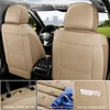 MINGBRON Car Seat Covers,Car Seat Protector Waterproof,Seat Covers Front, Car Seat Protectors,Automotive Seat Covers Fit for Most Cars Beige