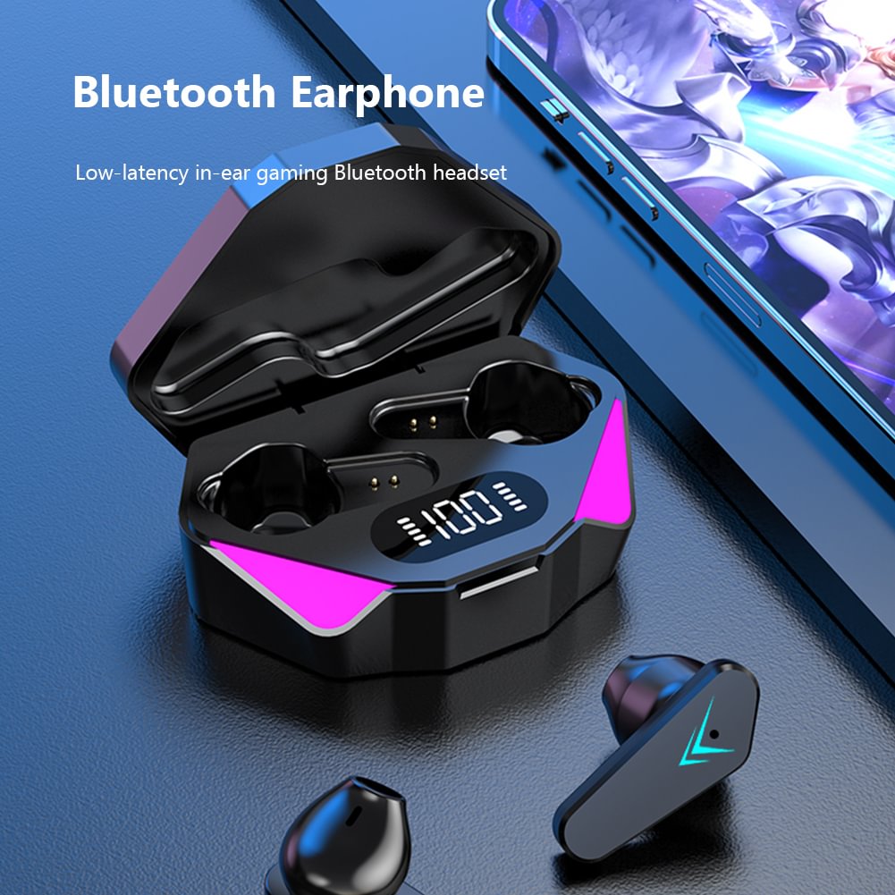 X15 True Wireless Gaming Earbuds Bluetooth 5.0 Stereo Headphones Headset