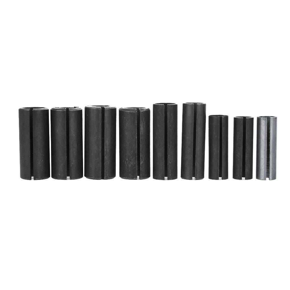

9pcs CNC Router Bit Adapter Holder Collet Milling Cutter Conversion Chuck, 501 Original