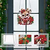Diamond Painting Acrylic Christmas Deer Hanging Pendant Kit for Decoration