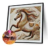 Diamond Painting -DIY Round Drill Mosaic Horse(40x40cm)