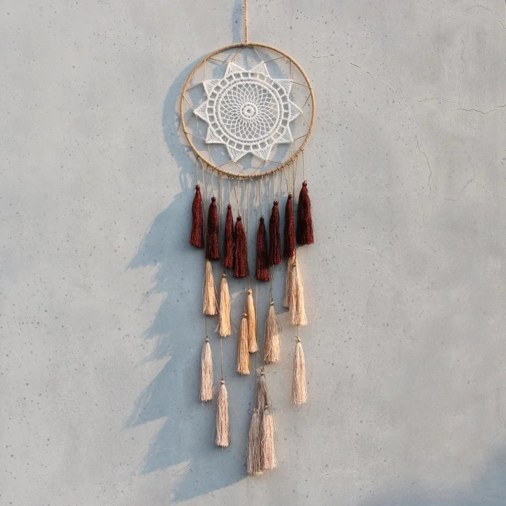 Large Tassel Dream Catcher Boho Home Wall Decor Nordic Style Living Room Decoration Kids Room Gift Drop Shipping