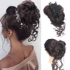 Griffe clip en d&eacute;sordre chignon extensions de cheveux