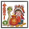 Snake-14CT Stamped Cross Stitch 47*47cm/18.5*18.5in tapestrymarket