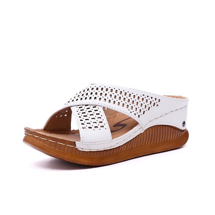 Women's Crossstrap Sandals With Hollow Out