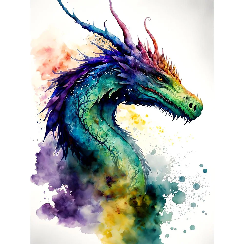 Dragon (canvas) full round or square drill diamond painting