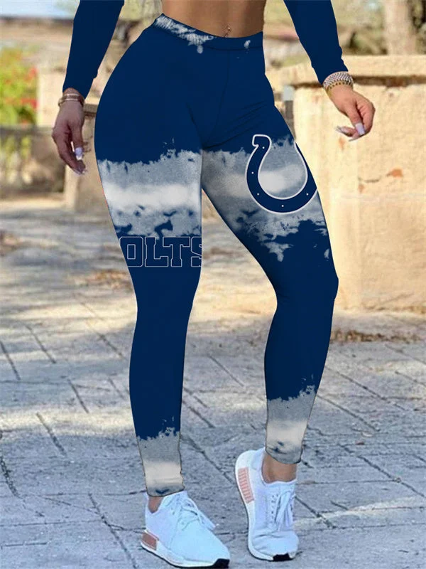 Indianapolis Colts
High Waist Push Up Printed Leggings