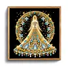 Diamond Painting-DIY Crystal Rhinestone Flower Shining Girl