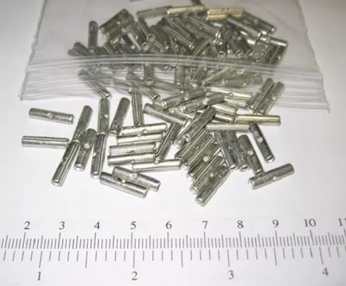 pornhint Pornhint 100 Uninsulated Butt Connectors Electrical Wire Splice 22-18 Gauge AWG USA MADE! New