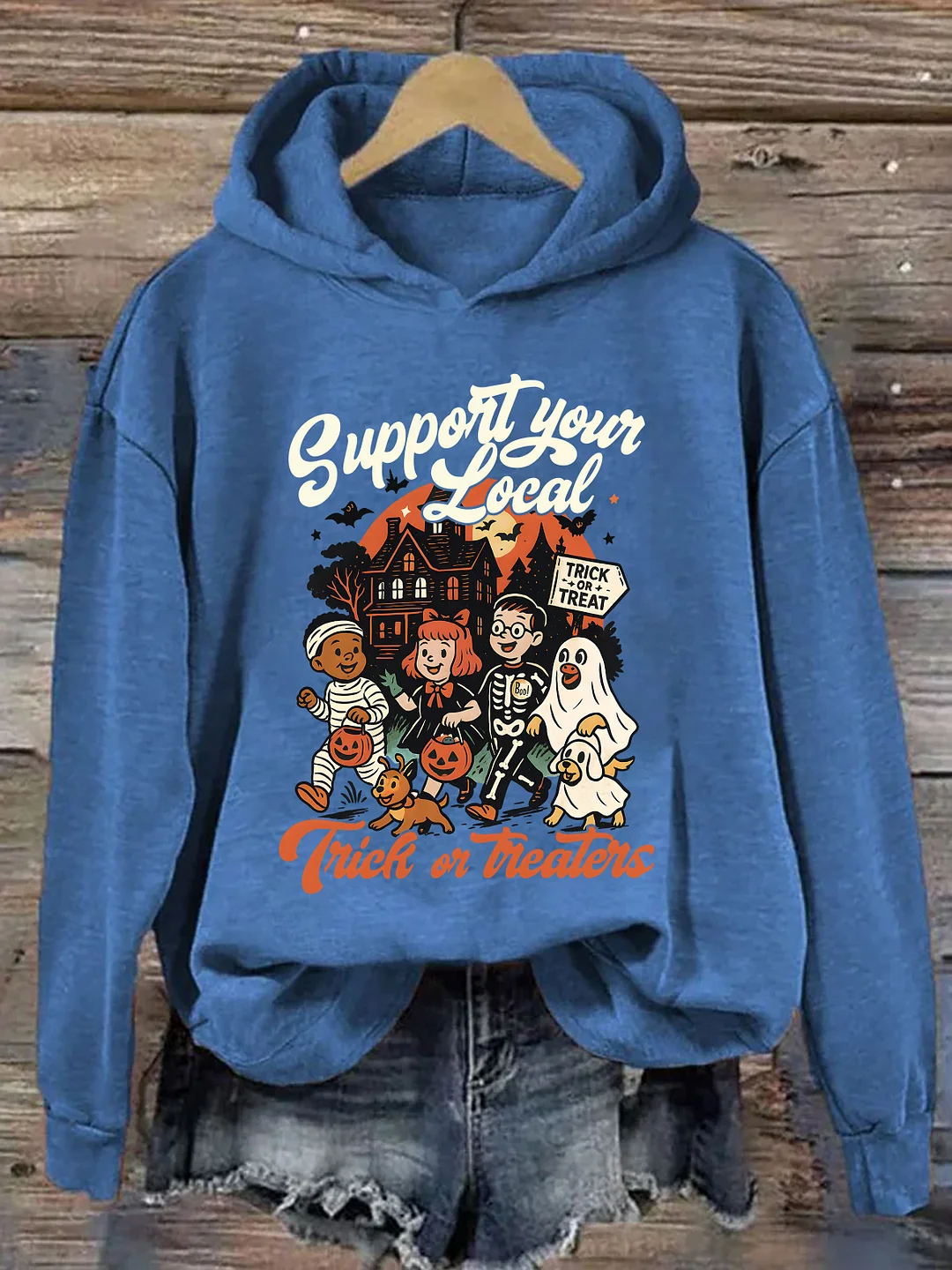 Support Your Local Trick Or Treaters Hoodie