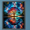 (US Only)Paint By Numbers Kit On Canvas DIY Oil Art Tree Picture Home Wall Decor40x50cm