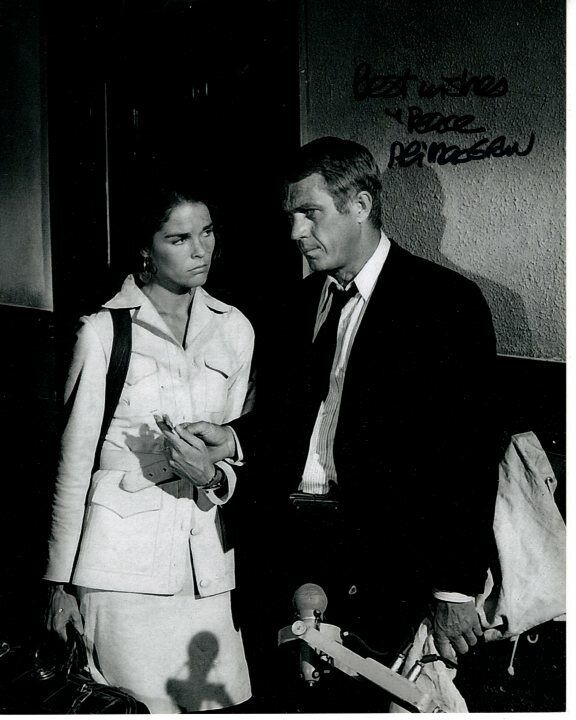 ALI MACGRAW signed autographed THE GETAWAY w/ STEVE MCQUEEN 8x10 Photo Poster painting