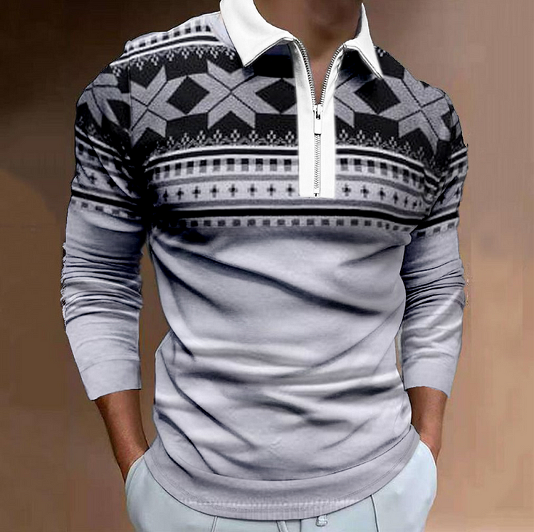 Men's Lapel Polo Shirt