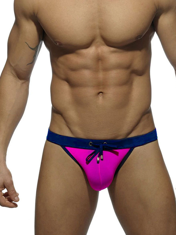 Fashion Color Blocking Simplicity Trunks