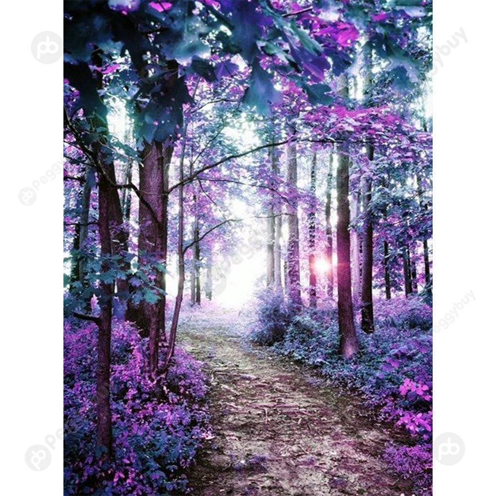 

40*50CM Paint By Numbers-Purple Grove, 501 Original