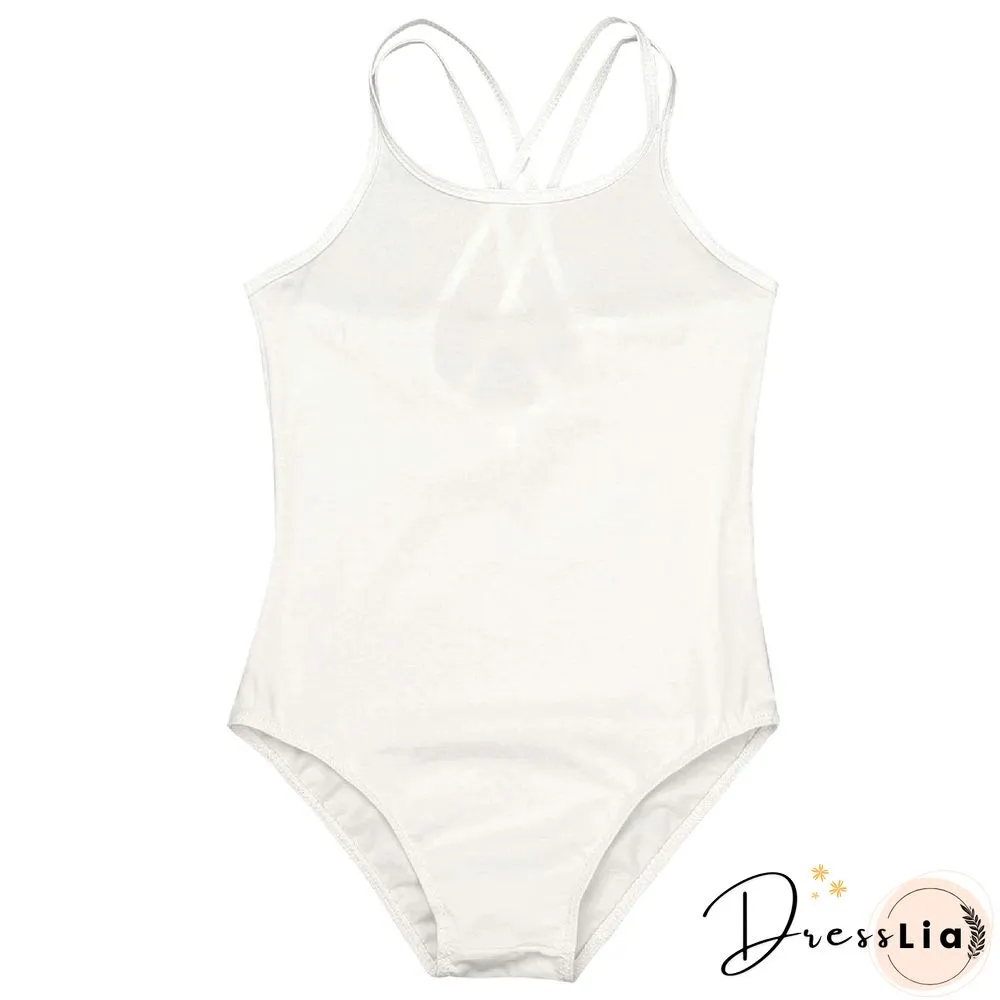 Ballet Leotards Cotton Ballet Dress Camisole Girls Ballet Dance Dancewear Gymnastics Leotard Strap Ballet Leotard Dress