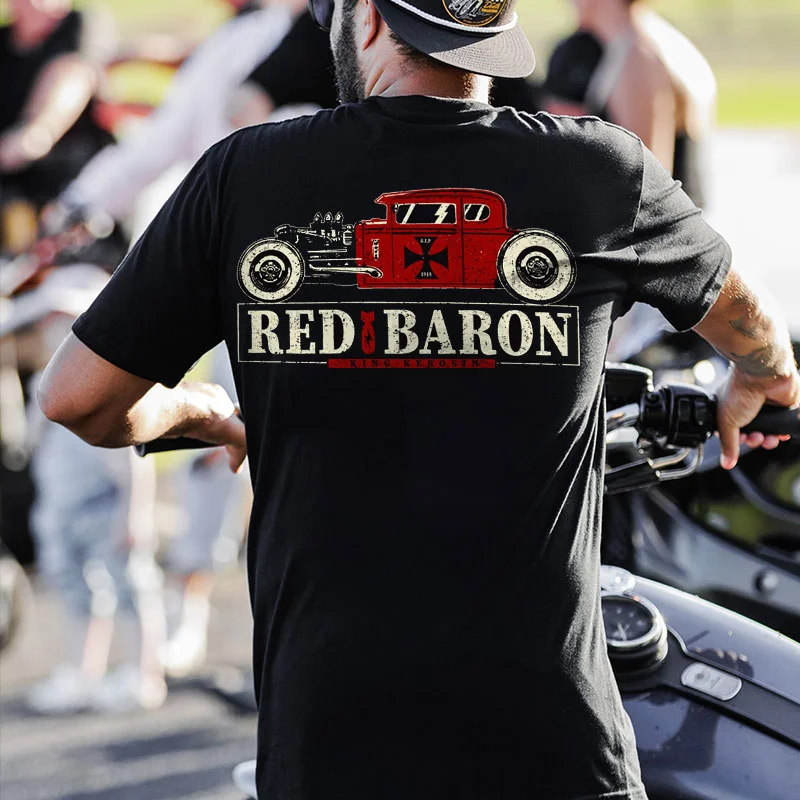 RED BARON Classic Car Print Men's T-shirt