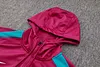 Joyfball 2024/2025 Psg Paris Saint-Germain Half-Pull Hat Style Training Suit Purple Football Shirt 1:1 Thai Quality