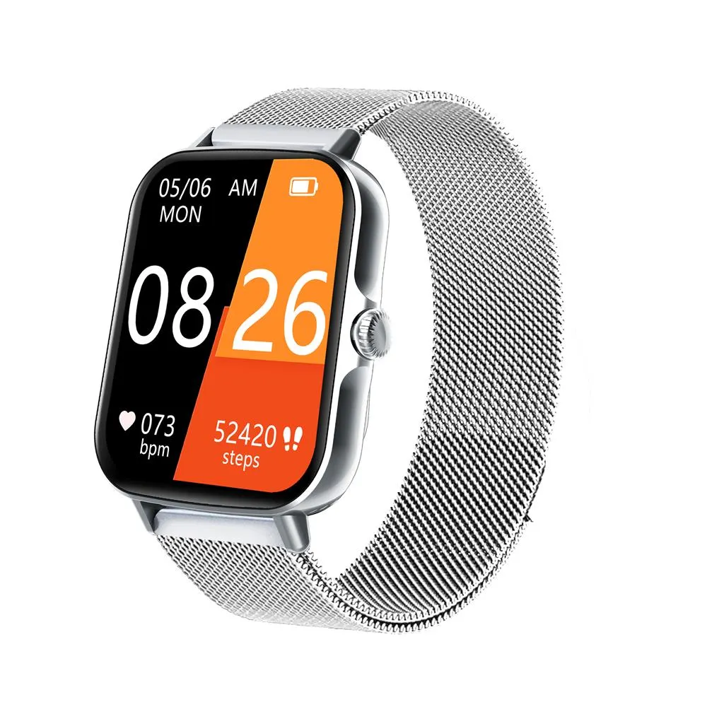 Blood Pressure Blood oxygen Sleep Monitoring Waterproof Smartwatch