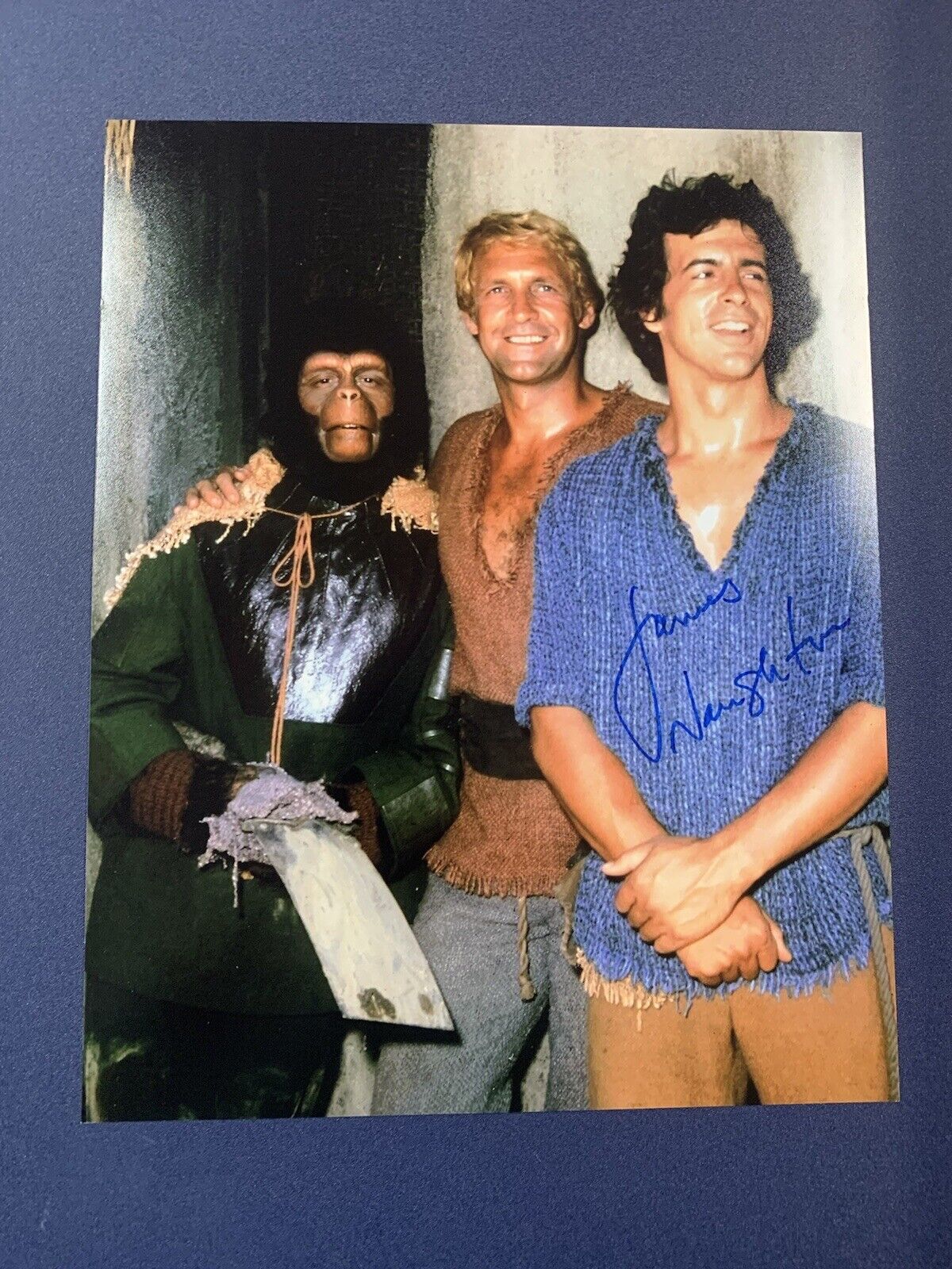 JAMES NAUGHTON SIGNED 8x10 Photo Poster painting ACTOR AUTOGRAPHED PLANET OF THE APES COA