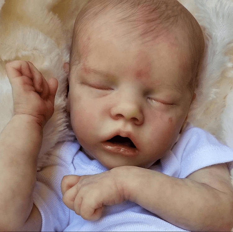 Dollreborns®12'' Jeanette Realistic Baby Girl Doll, Cute Gift