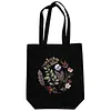 Canvas Tote Bag Embroidery Kit with Hoop Frame for Beginners Adults Sewing Art 32x37cm tapestrymarket