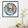 >SALE<5D DIY Full Round Drill Diamond Painting Wreath Kit Home Decoration 30x30cm