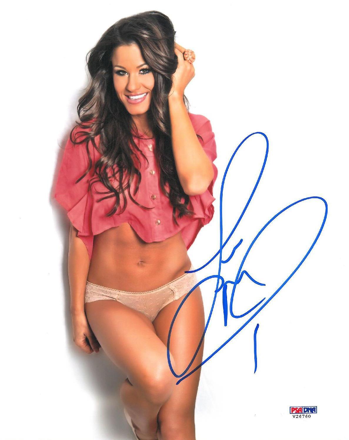 Brooke Adams Signed Wrestling Diva Autographed 8x10 Photo Poster painting (PSA/DNA) #V26760