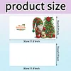 (US Only)6PCS DIY Xmas Gnome Diamond Art Greeting Cards Congratulations Cards & Gifts
