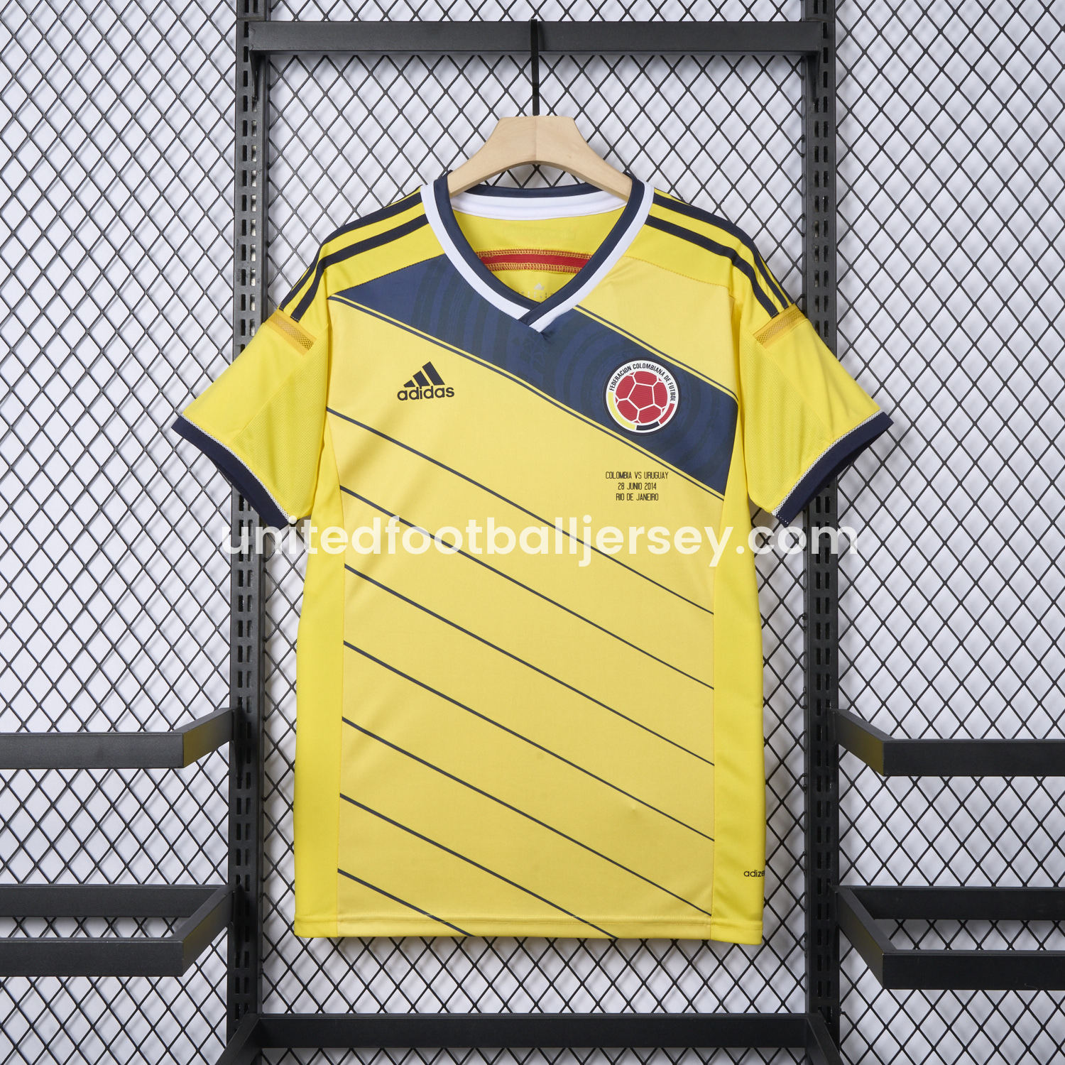 Retro Colombia 2014 Home Jersey