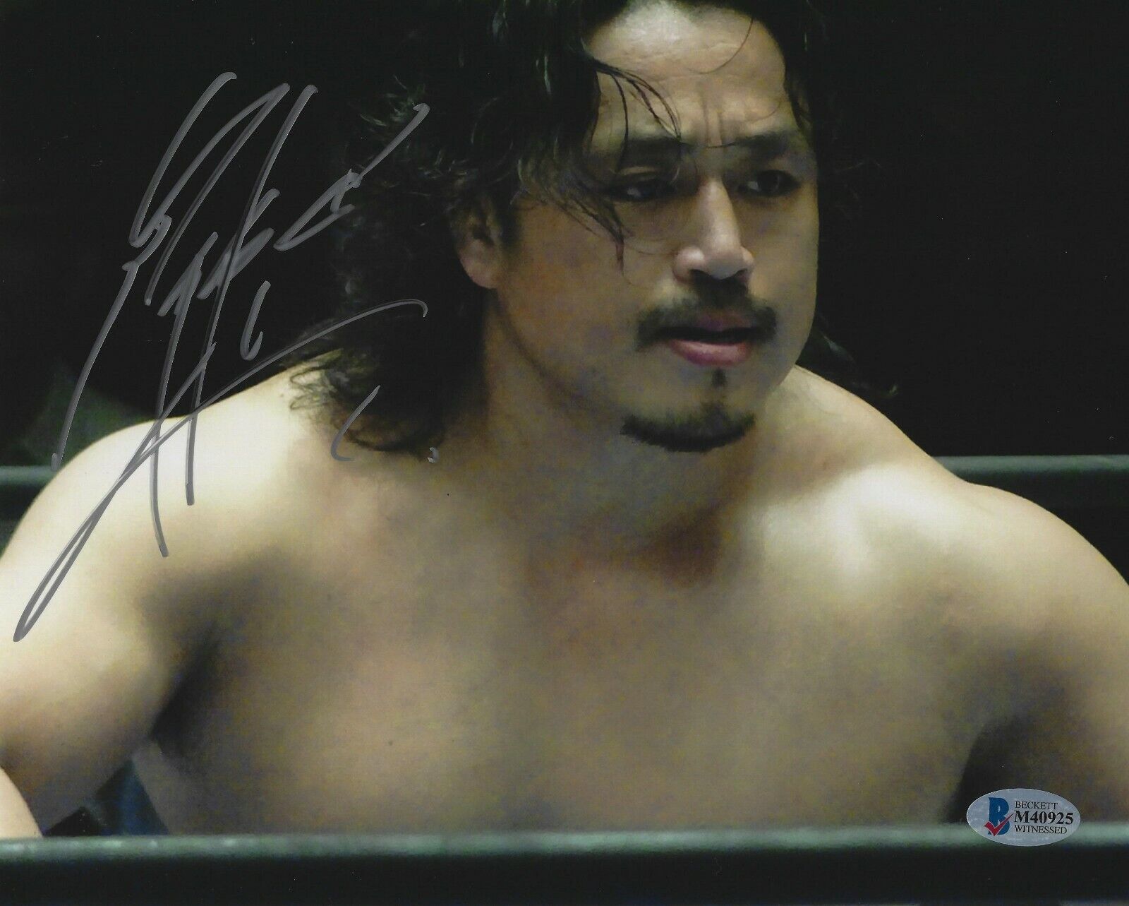 Hirooki Goto Signed 8x10 Photo Poster painting BAS Beckett COA New Japan Pro Wrestling Auto'd 25