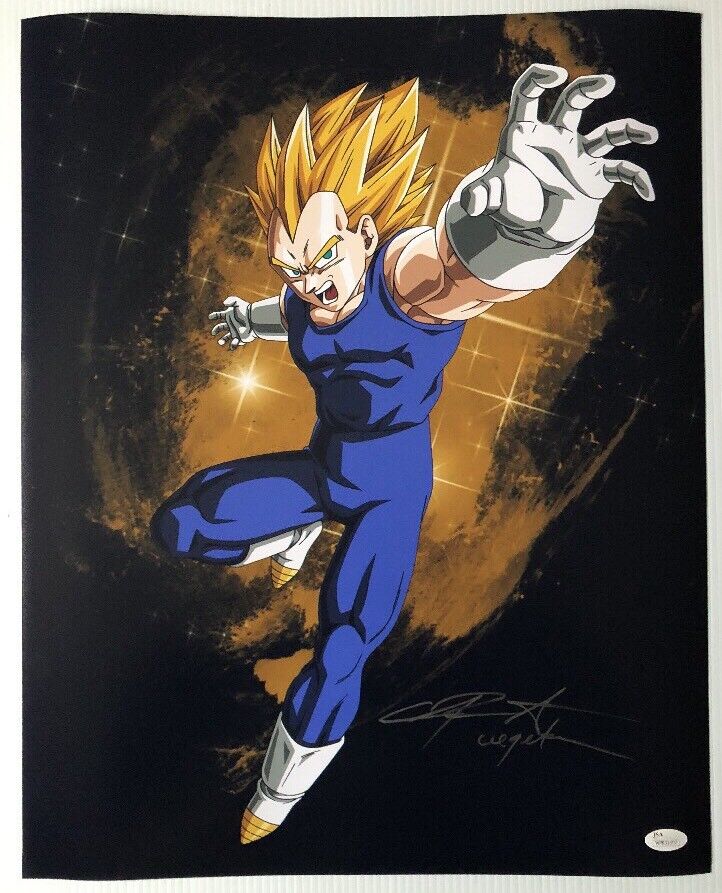 Chris Sabat Signed Autographed 16x20 Photo Poster painting Dragon Ball Z Vegeta JSA COA 6