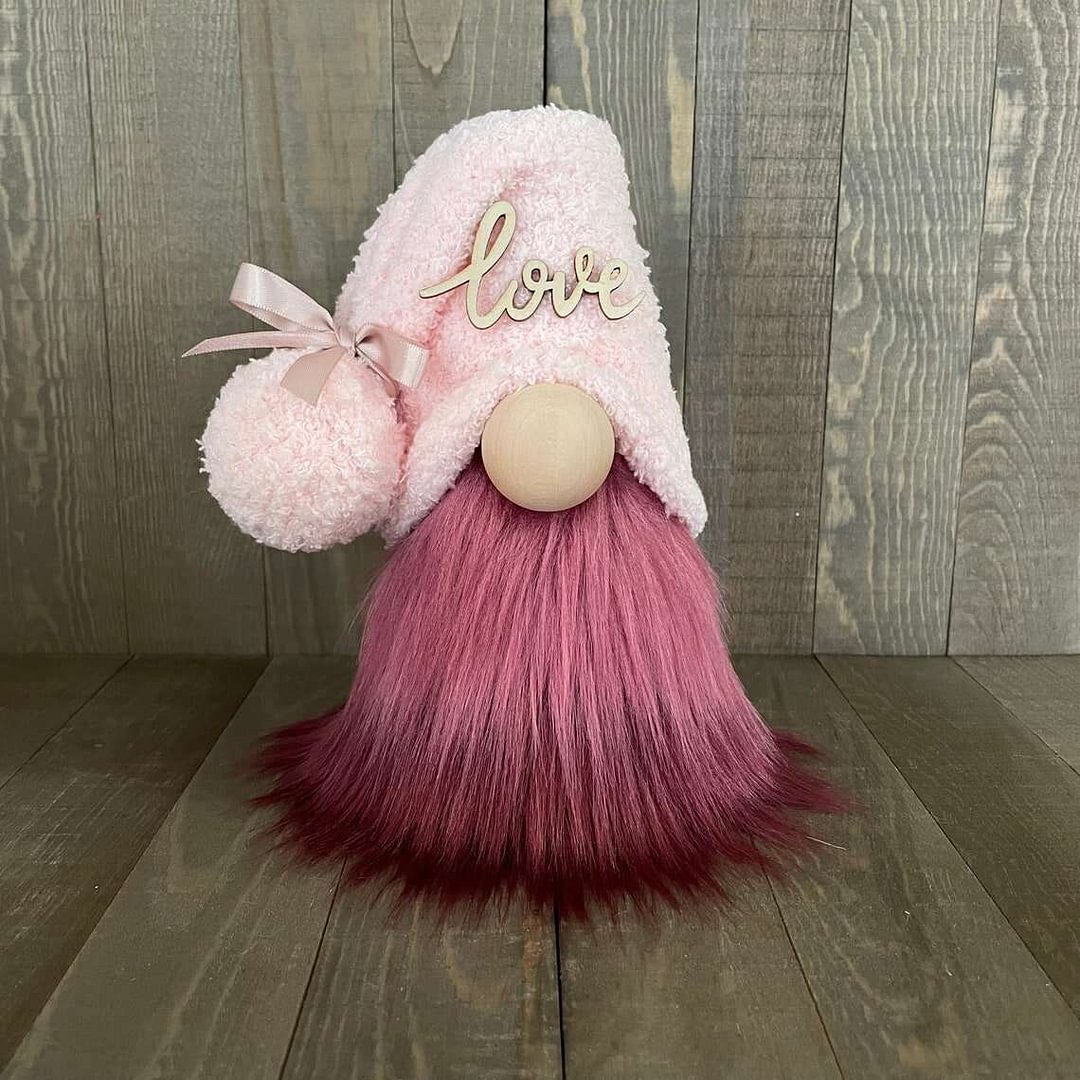 Love Valentines Gnome --Tiered Tray Gnome