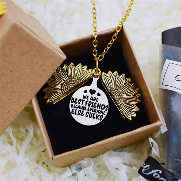 For Friends - We are Best Friends Because Everyone Else Sucks Necklace