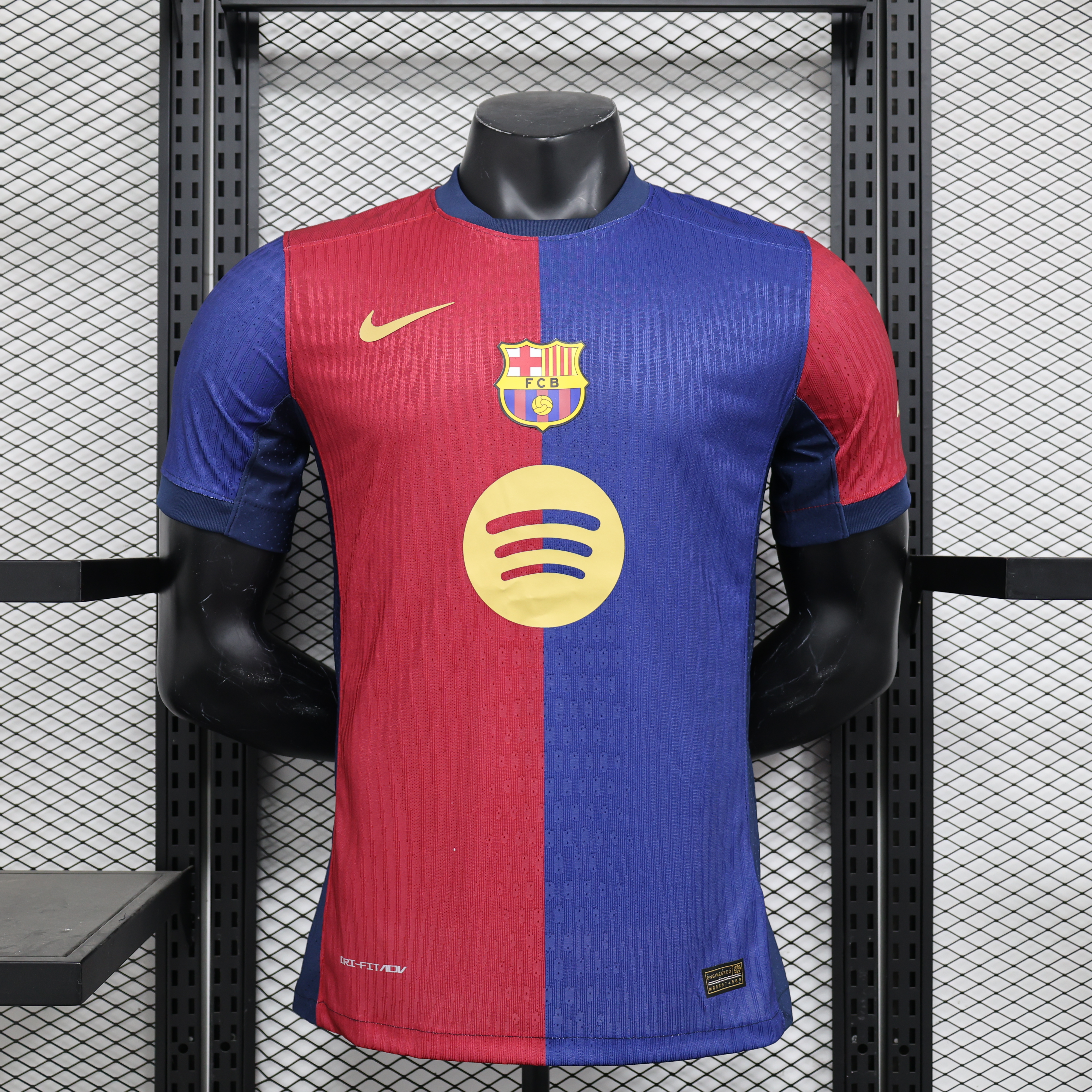 24/25 Barcelona Home New Sponsor Player Version Football Shirt Thai Quality
