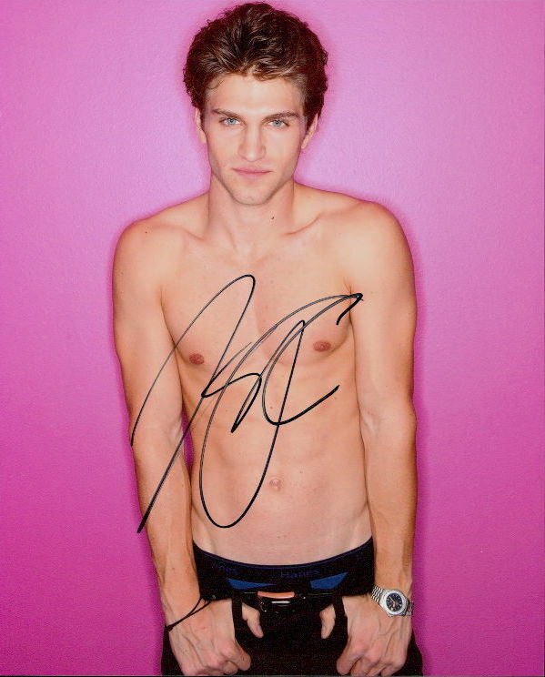 Keegan Allen signed shirtless 8x10 Photo Poster painting COA