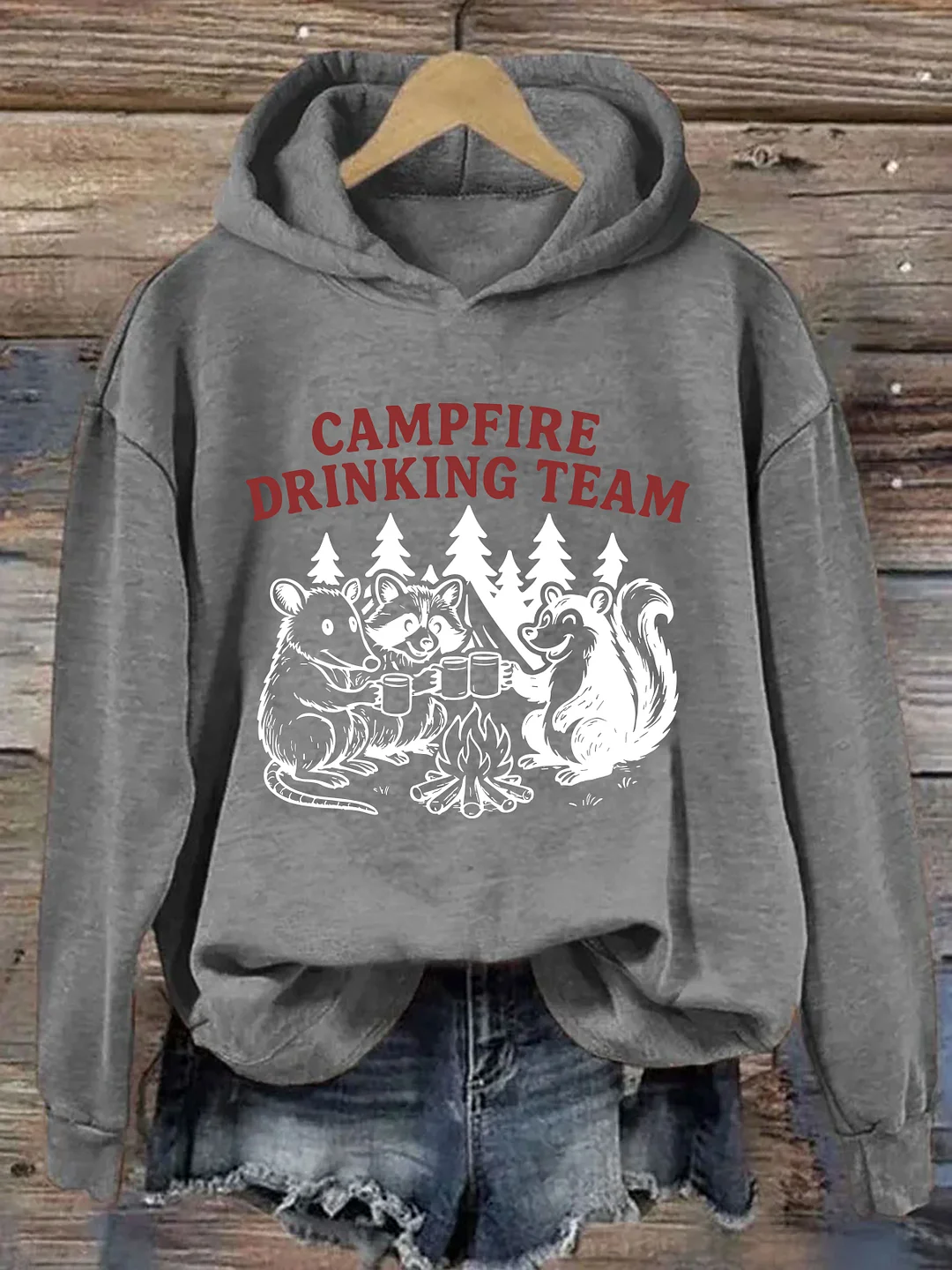 Campfire Drinking Team Hoodie