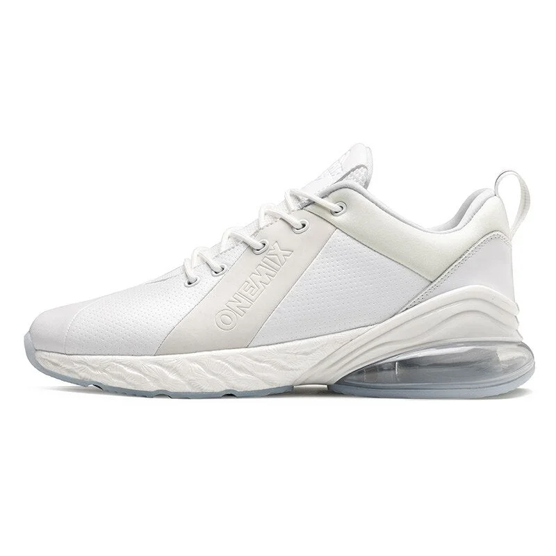 ONEMIX Air 270 Men's Breathable Running Shoes Sport New jogging shoes shock absorption cushion soft midsole leather Max shoes