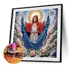 Religi&ouml;se Madonna - speziell geformtes Diamantgem&auml;lde - 30*30cm