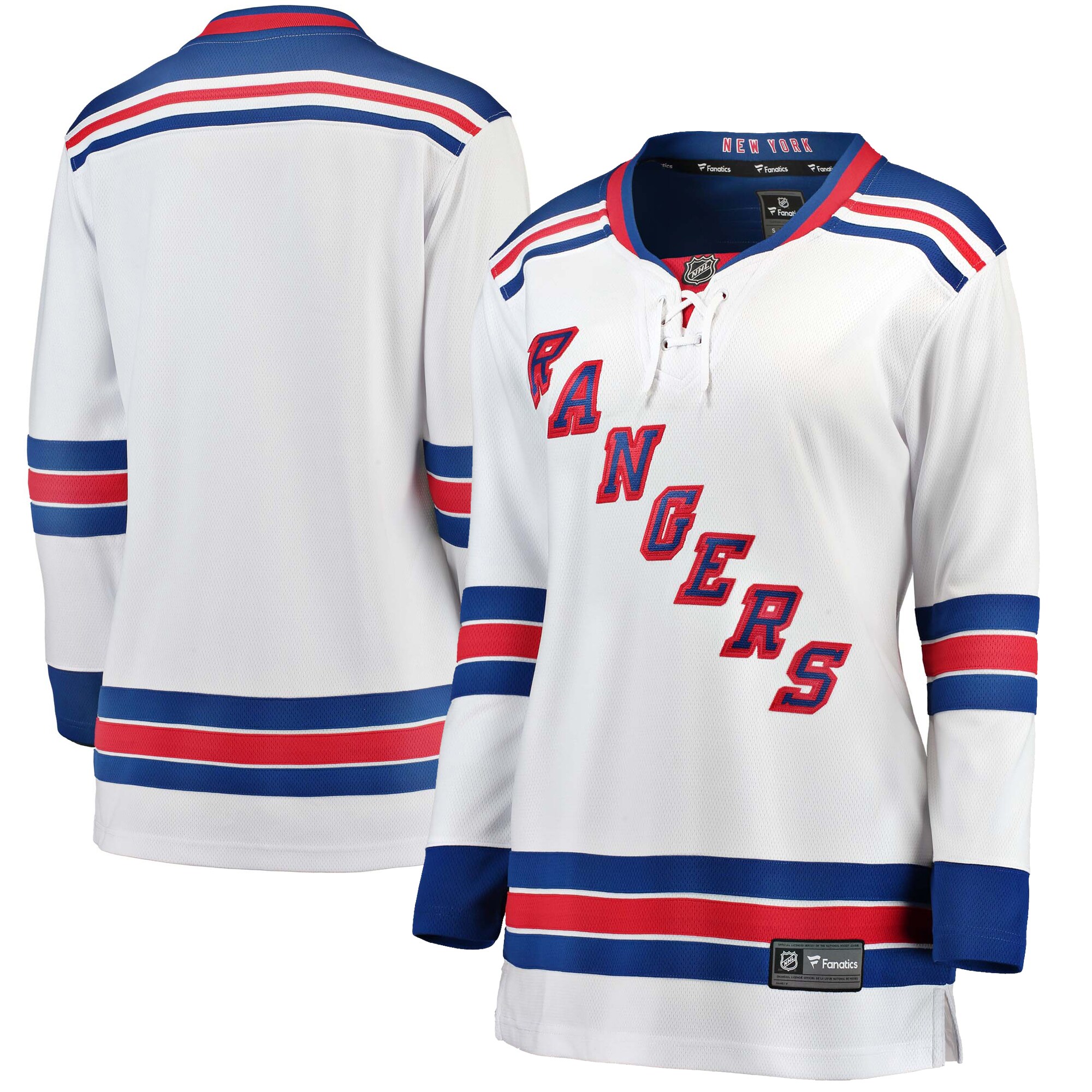 New York Rangers Fanatics Women&rsquo;s Away Breakaway Jersey &ndash; White mysite